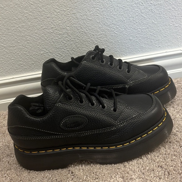 Dr. Martens Black Platform Loafers - Picture 5 of 8